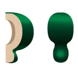 Петрасерс Grand Elegance Angolo Esterno London Verde 2.5x5