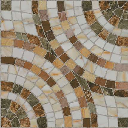 ПьезаРоса Керамогранит 45x45 Бремен Мармор Коричневый светлый