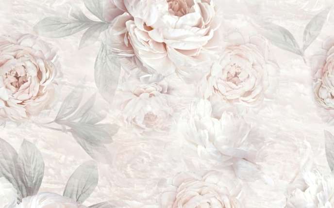 ПьезаРоса Пионы Pionie Deco 4 Бежевый Средний