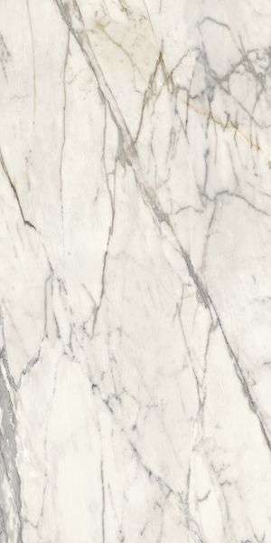 Marble Effect Calacatta Oro Glossy Rett (1200x2400)