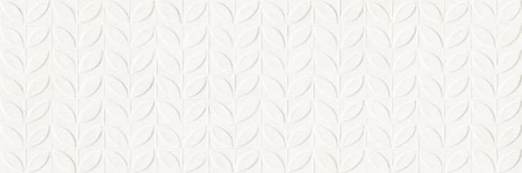 Рагно Vida Struttura Foglia 3D Bianco Rett 30x90