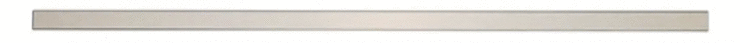 Росмозаика Бордюры металлические БМ 319 платина матовый 1.2х75