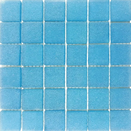 Росмозаика Сокровища России Мороксит голубой матовый 2.3х2.3 30x30