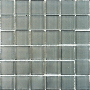 МС 4191 Мозаика Росмозаика Гематит моно серый глянцевый 23х23 300x300 (300x300)