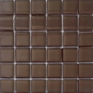 МС 4230 Мозаика Росмозаика Змеевик моно темно-коричневый глянцевый 23х23 300x300 (300x300)