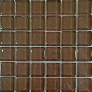 МС 4270 Мозаика Росмозаика Агат моно коричневый глянцевый 23х23 300x300 (300x300)