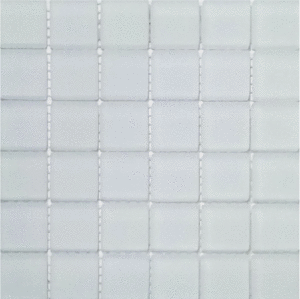 МС 4295 Мозаика Росмозаика Горный хрусталь моно белый матовый 23х23 300x300 (300x300)