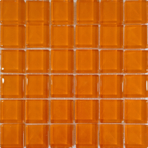 МС 4330 Мозаика Росмозаика Янтарь моно оранжевый глянцевый 23х23 300x300 (300x300)