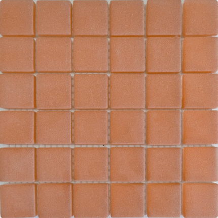 Росмозаика Сокровища России Янтарь моно оранжевый матовый 2.3х2.3 30x30