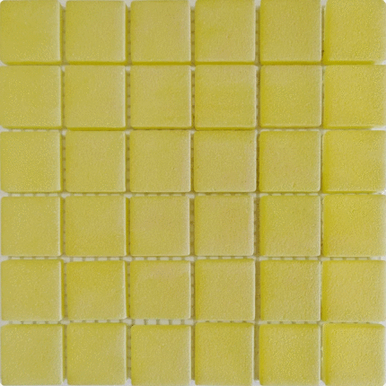 Росмозаика Сокровища России Цитрин моно желтая матовый 2.3х2.3 30x30