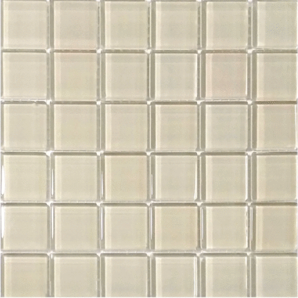 Росмозаика Сокровища России Селенит моно молочный глянцевый 2.3х2.3 30x30