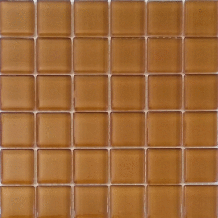 Росмозаика Сокровища России Кианит моно темно-бежевый глянцевый 2.3х2.3 30x30