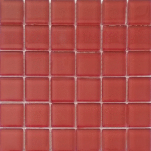 МС 4430 Мозаика Росмозаика Гранат моно красный глянцевый 23х23 300x300 (300x300)