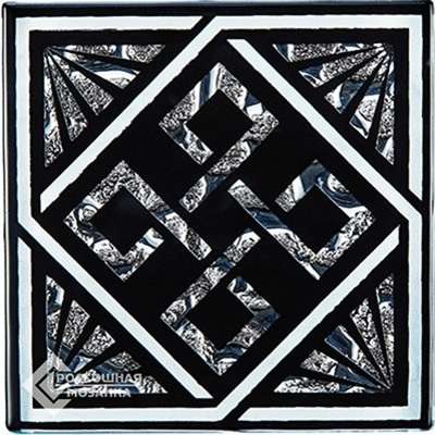 Росмозаика Стеклянные Напольные вставки Дубхе Платина