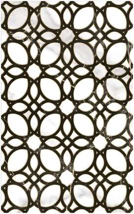 Шахтинская плитка Фиеста Бел декор 01 250х400