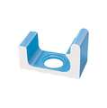K461 Serapool 1/2 часть переливного водоотводного канала со сливом Light Blue 29x12 (290x120)