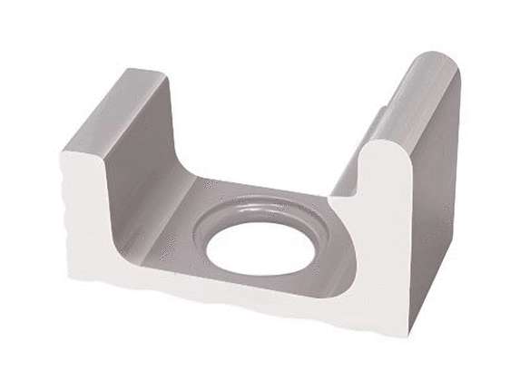 Serapool ___Olympic Series 1/2 часть переливного водоотводного канала со сливом Grey