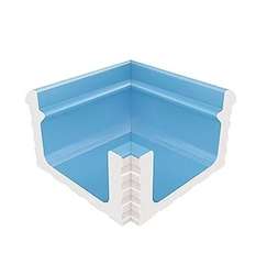  Serapool KP131 Переливной лоток керамический внутренний угол Light Blue 24x24 (240x240)