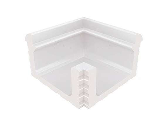 Serapool ___Olympic Series Переливной лоток керамический внутренний угол White