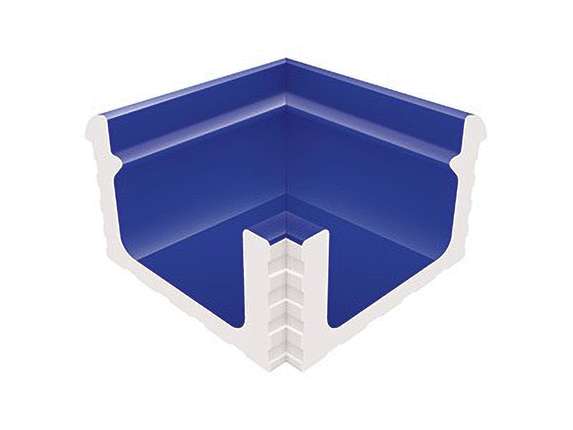 Serapool ___Olympic Series Переливной лоток керамический внутренний угол Cobalt