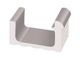KP159.1 Serapool Переливной лоток керамический 1/2 часть Grey 24x12 (240x120)