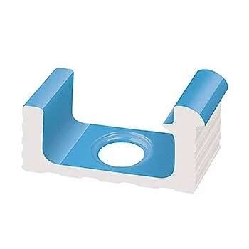 Serapool ___Olympic Series Переливной лоток керамический 1/2 часть со сливом Light Blue