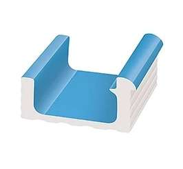 KP201 Serapool Переливной лоток керамический Light Blue 29x24,5 (290x245)