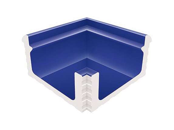 Serapool ___Olympic Series Переливной лоток керамический внутренний угол Cobalt