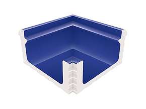 KP237 Serapool Переливной лоток керамический внутренний угол Cobalt 29x29 (290x290)