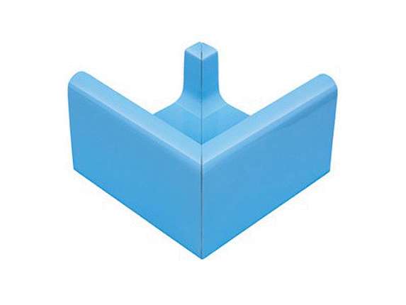 Serapool ___Olympic Series Наружный угол водоотводного канала Light Blue