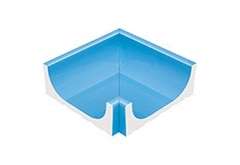 Serapool ___Olympic Series Внутренний угол водоотводного канала Light Blue