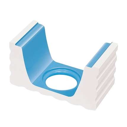 Serapool ___Olympic Series 1/2 часть переливного водоотводного канала со сливом Light Blue