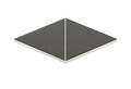 Угловой элемент Universal Antislip Anthracite (120x120)