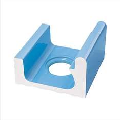 Поручневый водоотводный канал со сливом Light Blue (235x245)