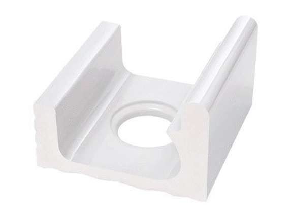 Серапул Olympic Series Поручневый водоотводный канал со сливом White