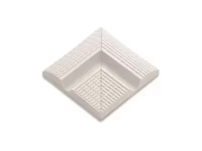 Серапул Olympic Series Наружный угол поручня с сетчатой поверхностью Unglazed