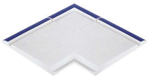 Серапул Olympic Series Наружный угол с сетчатой поверхностью Cobalt