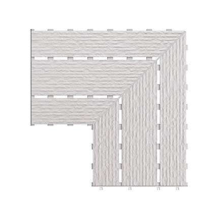 Серапул Olympic Series Угловой элемент фарфоровой решетки Apache Unglazed