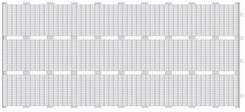 IP910 Serapool Фарфоровая решетка с сетчатой поверхностью Petit Carre Unglazed 24,5x49,5 (495x245)