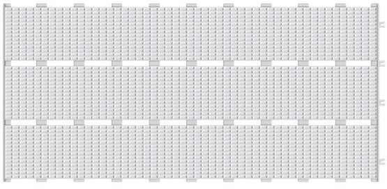 Serapool ___Olympic Series Фарфоровая решетка с сетчатой поверхностью Petit Carre Unglazed