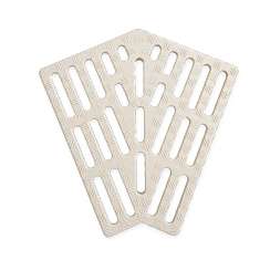 00027.1 Serapool ABS угол решетки 45° Cream 24.5 (245x245)