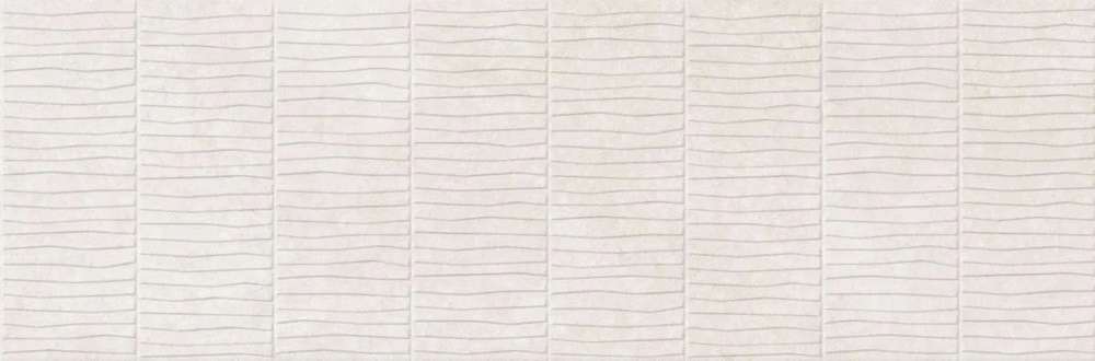 Плитка настенная Tau Olatua Rlv. White Mate Rect 33,3x100 (1000x333)