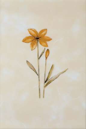 Терракота Валентино Цветы песочный