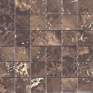 Copper Slab Black Mosaic (300x300)