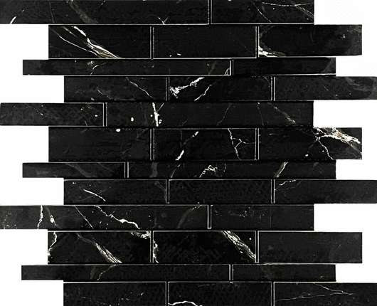 Велсаа Mosaic Estrada Mosaic Nero Brick Bone Mix