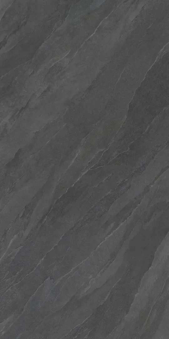 Керамогранит Venux Surface S.L.U Urban Black Nature 3D 6mm 160x320 (1600x3200)