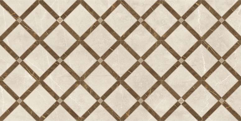 Decoro Intreccio Crema-Marrone 39x78 (780x390)