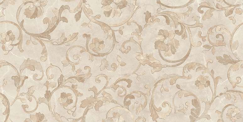 Decoro Floreale Crema Marfil 39x78 (780x390)