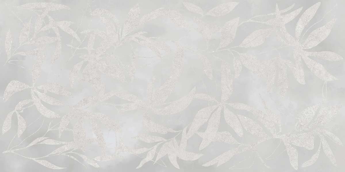 Цветы Серый Матовый Ректификат 60x120 (1200x600)