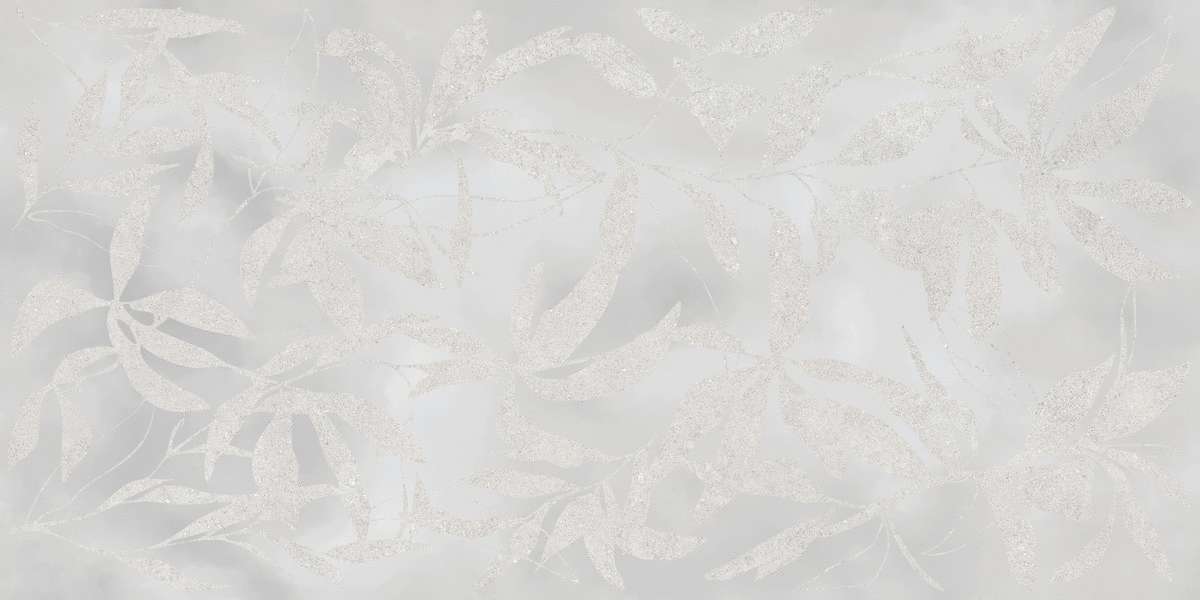 Цветы Серый Матовый Ректификат 60x120 (1200x600)